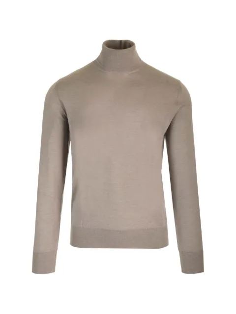 Al Duca D’Aosta 1902 ribbed-trim sweater Grey 73ADOLCEVITASILKA