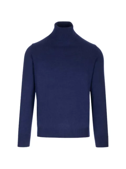 Al Duca D’Aosta 1902 roll-neck cashmere sweater Blue CMR03