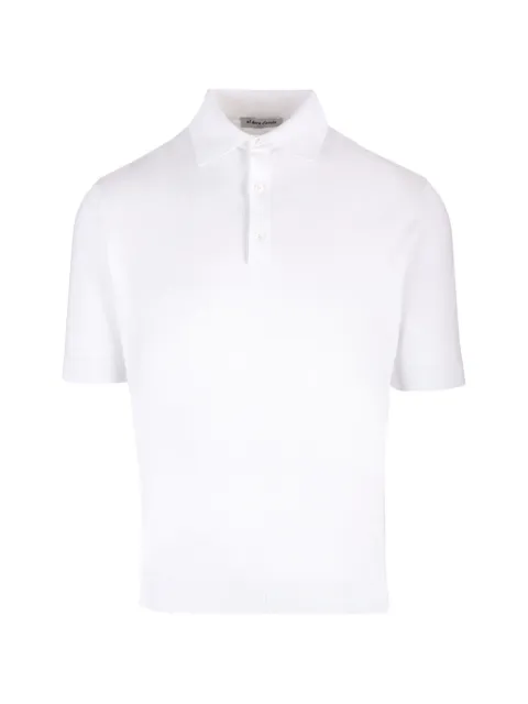 Al Duca D’Aosta 1902 ribbed-trim polo shirt White PL1MCSI18R