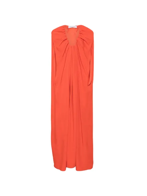 Raquel Diniz New Emilia draped halterneck maxi dress Red 5L03120