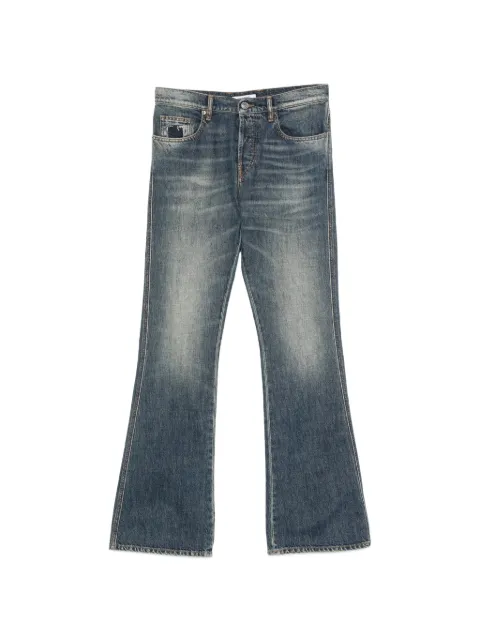 NUMERI faded-effect whiskered jeans Blue J20DBCF