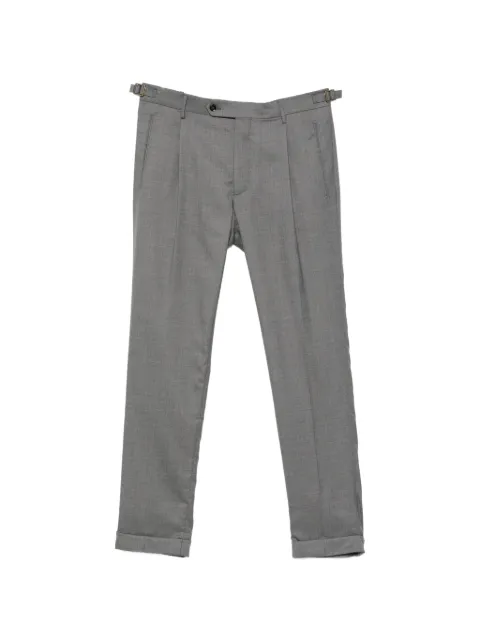 Berwich pleated-detail tailored trousers Grey RETROLONGDR1480
