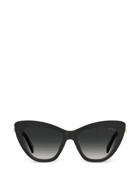 Moschino Eyewear Teddy Bear cat-eye sunglasses Black MOS122S08079O