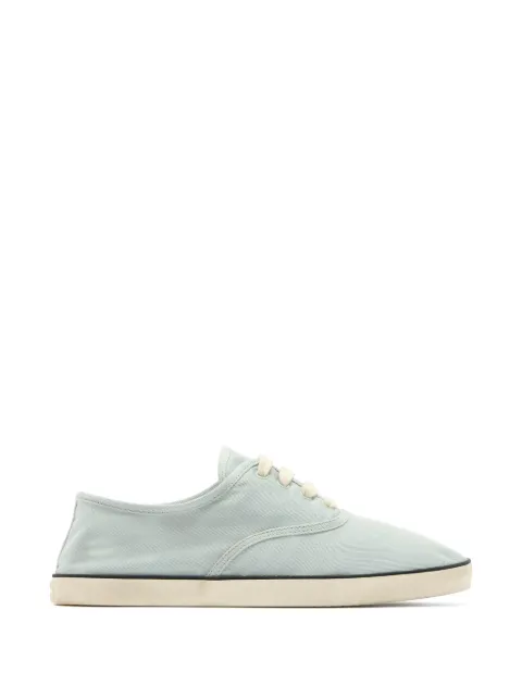 Miu Miu logo-embossed lace-up sneakers Blue 5E368E005F0035