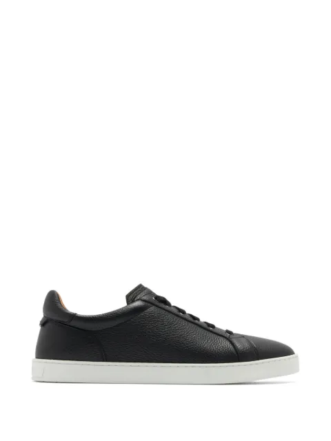Magnanni pebbled leather sneakers Black 26407101