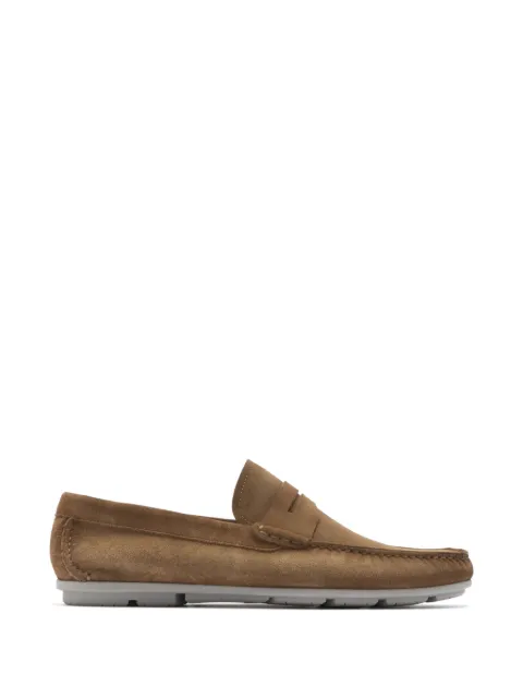 Magnanni suede penny loafers Brown 264791313