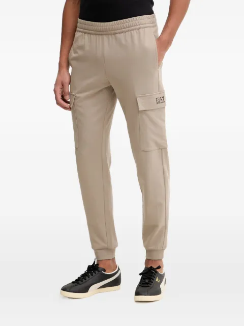 Ea7 Emporio Armani logo-print cargo pants Neutrals 8NPP67PJVRZU