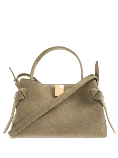 Yuzefi mini Gyoza suede tote bag Green YUZRS26HBMGZ