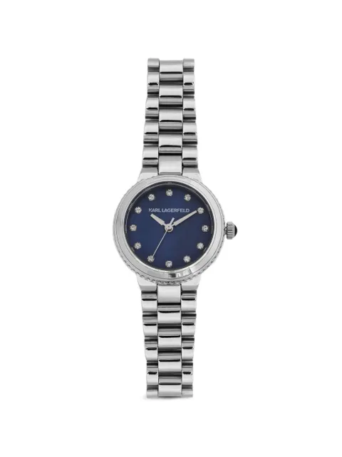 Karl Lagerfeld round-case 26mm watch Blue R0553104513