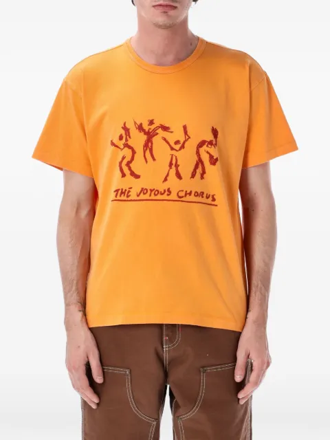 Vans x Julian Klincewicz Joyous Chorus crew-neck T-shirt Orange VN000RSCFUB1