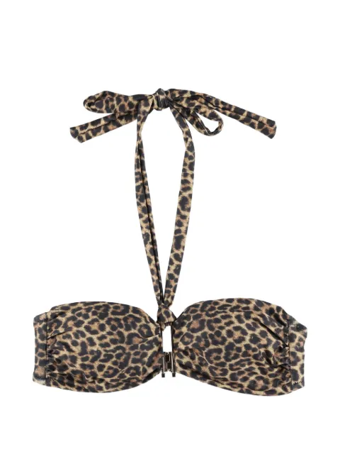 Matinée Lady leopard-print bikini top Neutrals EM2157M