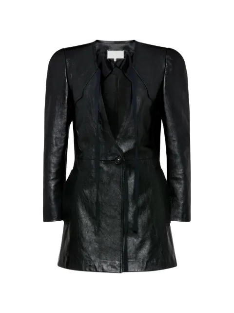 Maison Margiela leather jacket Black S29AM0407M07018