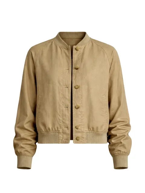Lauren Ralph Lauren button-fastening bomber jacket Neutrals 200P08939
