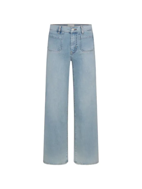 FRAME Le Slim Palazzo patch-pocket jeans Blue LSPIP814