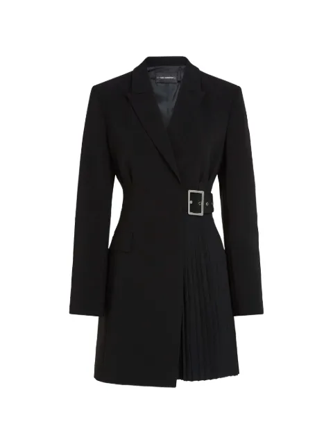 Karl Lagerfeld tailored pleated blazer mini dress Black A4W13023999