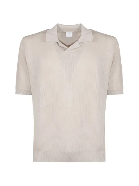 Eleventy short-sleeve polo sweater Neutrals M76MAGM88MAG0M00802