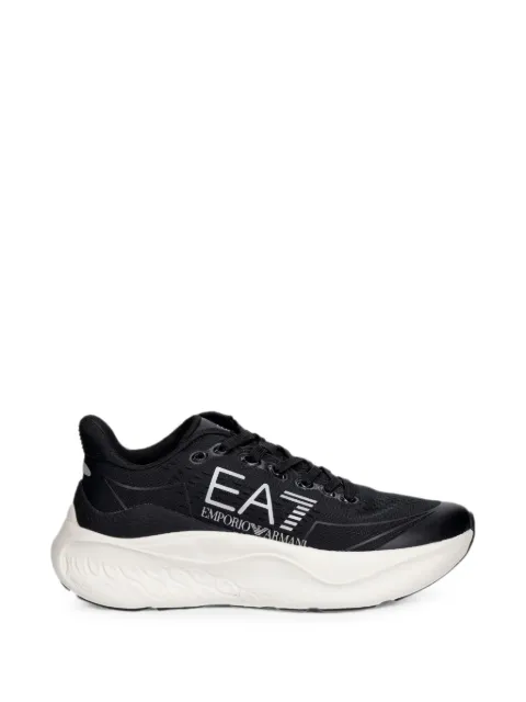 Ea7 Emporio Armani logo-print chunky-sole sneakers Black XK442X8X245