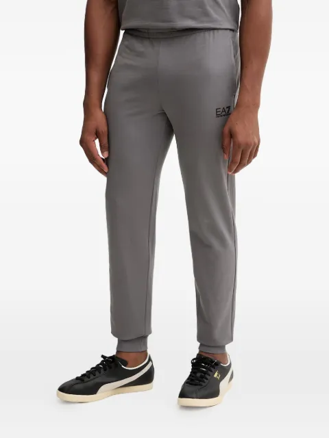 Ea7 Emporio Armani logo-print track pants Grey 8NPP66PJVRZU