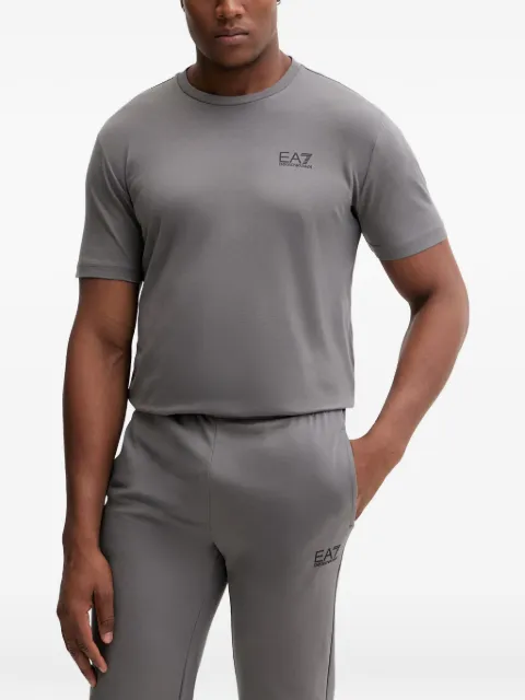 Ea7 Emporio Armani logo-print short-sleeve T-shirt Grey 7M000567AF10375