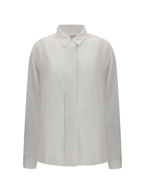 Calvin Klein Amari concealed-placket shirt White LV0VY0S508YCI