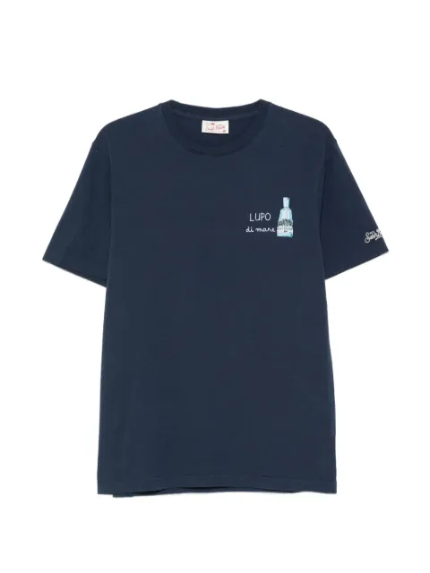 MC2 Saint Barth embroidered T-shirt Blue POT0001