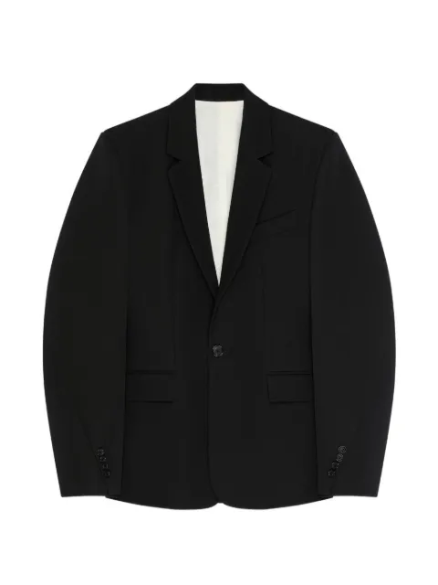 Givenchy single-breasted notch-lapel blazer Black BM30LX15CT