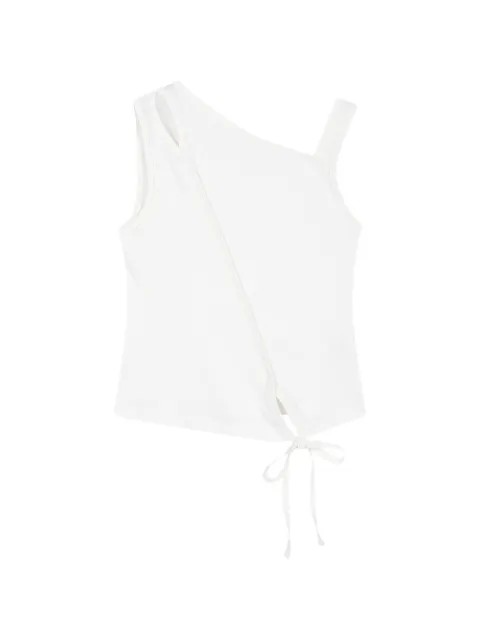 TOMBOY asymmetric tie-fastening top White 9106222202