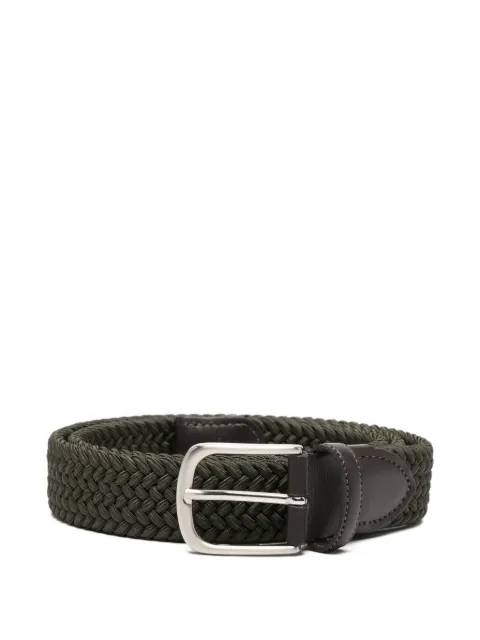 ERALDO braided woven belt Green ELASTICORAYON