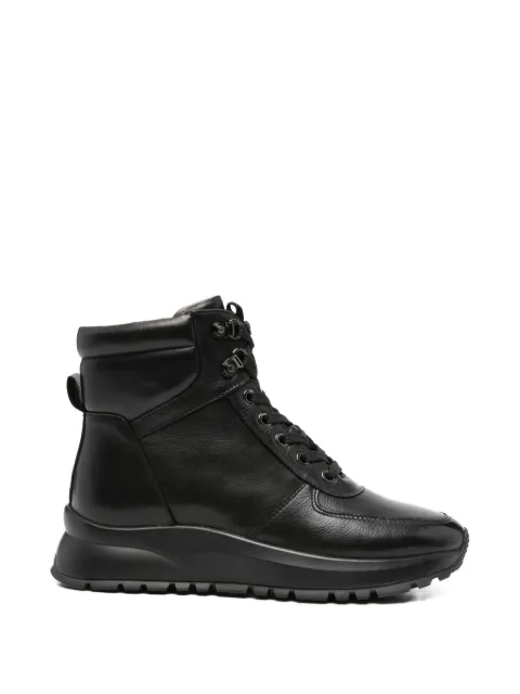 ADRIANNA FERETTI lace-up leather boots Black 604025200