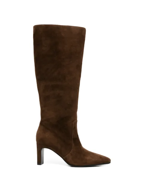 ADRIANNA FERETTI pointed-toe suede boots Brown 603925217