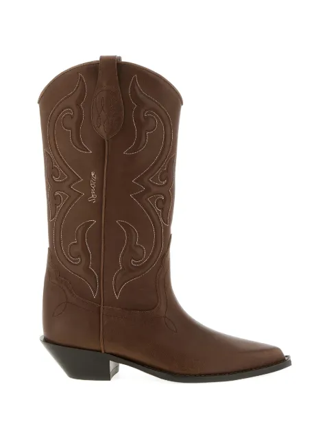 Sonora 35mm Yuma padded-motif cowboy boots Brown YUM355