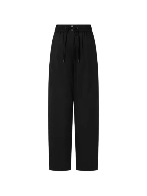 TOMBOY drawstring elasticated-waist trousers Black 9106231211