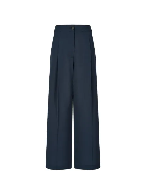 TOMBOY pleated wide-leg trousers Blue 9106231552