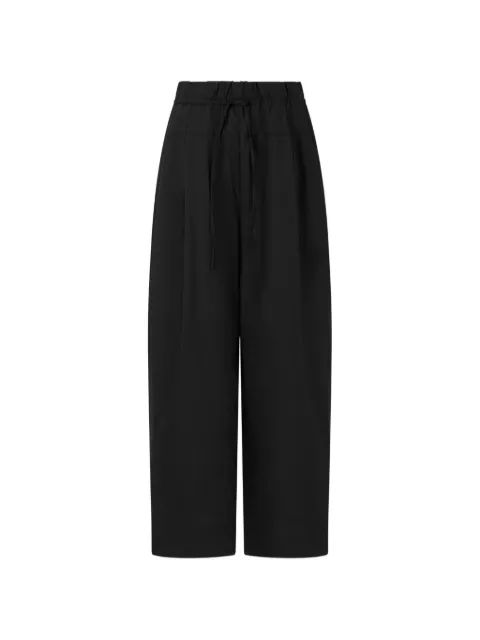 TOMBOY drawstring elasticated-waist trousers Black 9106231554