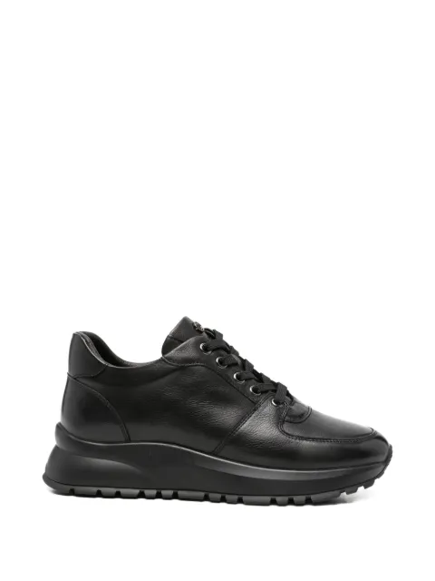 ADRIANNA FERETTI lace-up leather sneakers Black 604025201