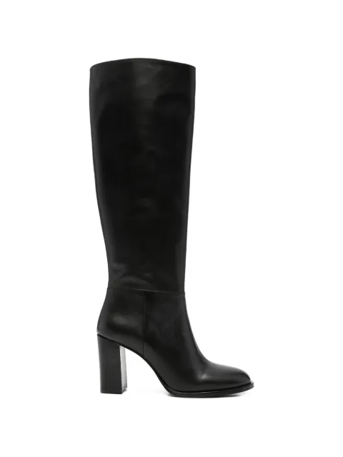 ADRIANNA FERETTI side-zip block-heel boots Black 601425221