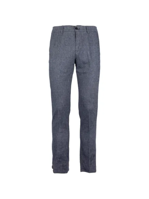 Cruna Solferino elasticated-waist trousers Blue SOLFERINO1