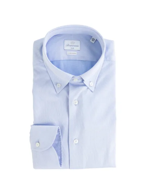 Brancaccio button-down slim-fit shirt Blue NICOLAPDC0601