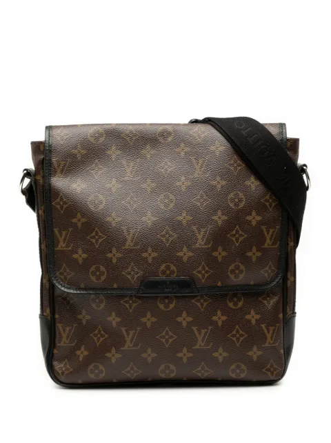 Louis Vuitton Pre-Owned 2011 Monogram Macassar Bass MM crossbody bag Brown 6SDVNZVDKG14H8N0