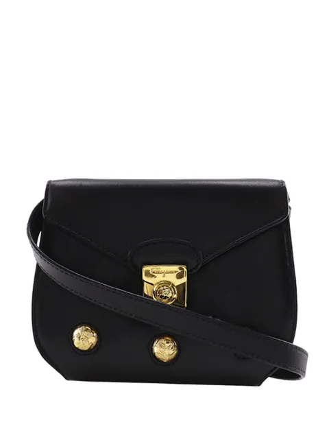 Ferragamo Pre-Owned 1980-1990 Leather crossbody bag Black HRZ6102DBQM5P70L