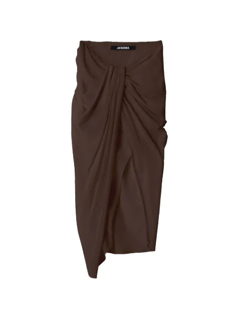 Jacquemus The Paréo skirt Brown SKW00084BW00565