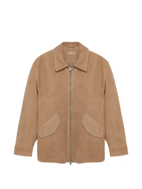SIMKHAI Aslan suede leather jacket Brown 2266106S