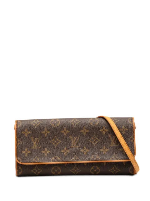 Louis Vuitton Pre-Owned 2000 Monogram Pochette Twin GM crossbody bag Brown DRCVX3B29CQK7O2X