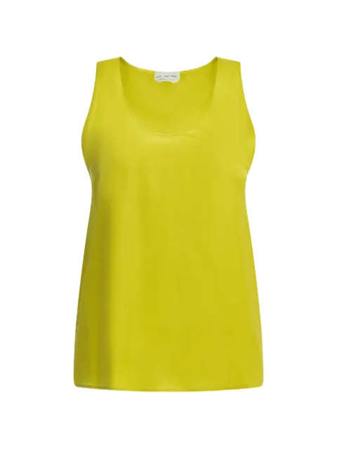 SA SU PHI scoop-neck tank top Yellow S26402VS