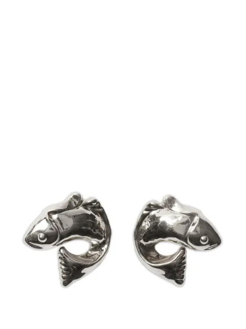 Jacquemus The Poisson earrings Silver JWW00801AOT4063