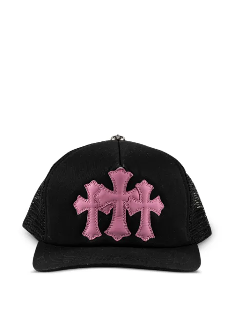 Chrome Hearts Cemetery Cross trucker hat Black CHRM1192