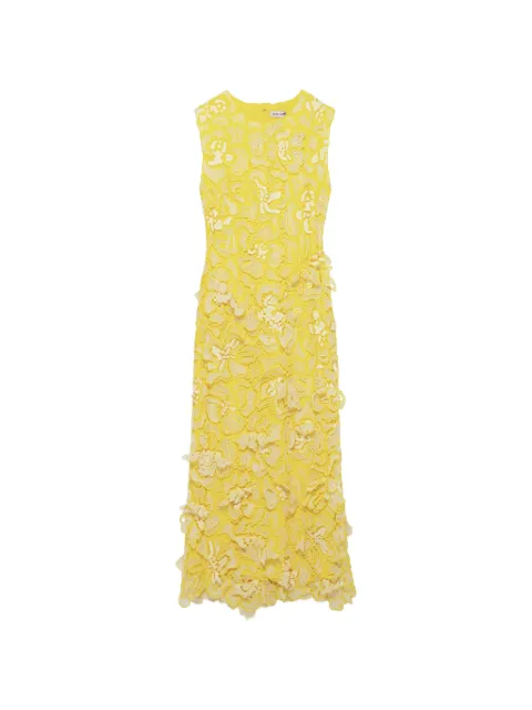 SIMKHAI Dahlia lace midi dress Yellow 2261159H