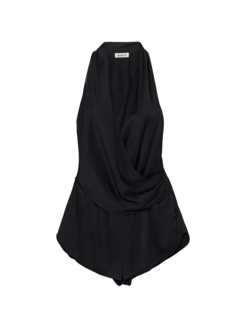 SIMKHAI Halia draped romper Black 2265080Q