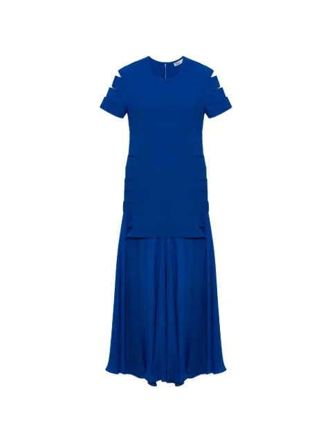 SIMKHAI Laken cut-out knit maxi dress Blue 2261217K