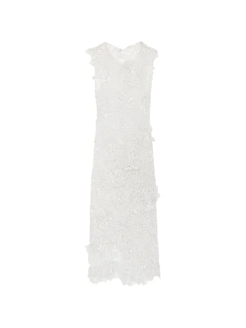 SIMKHAI Dahlia floral-lace midi dress White 2261159H